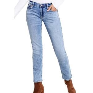 Lucky Brand "Sweet 'N Straight" Straight-Leg Jeans in Light Blue Lyric Wash